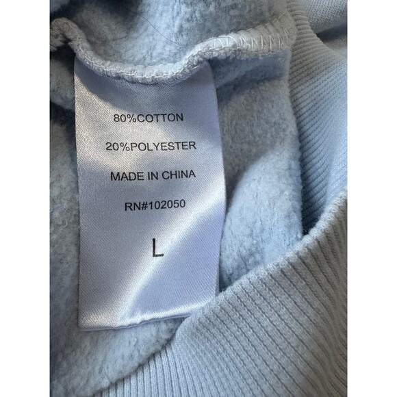 Taylor Swift 1989 Sweatshirt Pullover – Size L – Light Blue - Picture 7 of 7